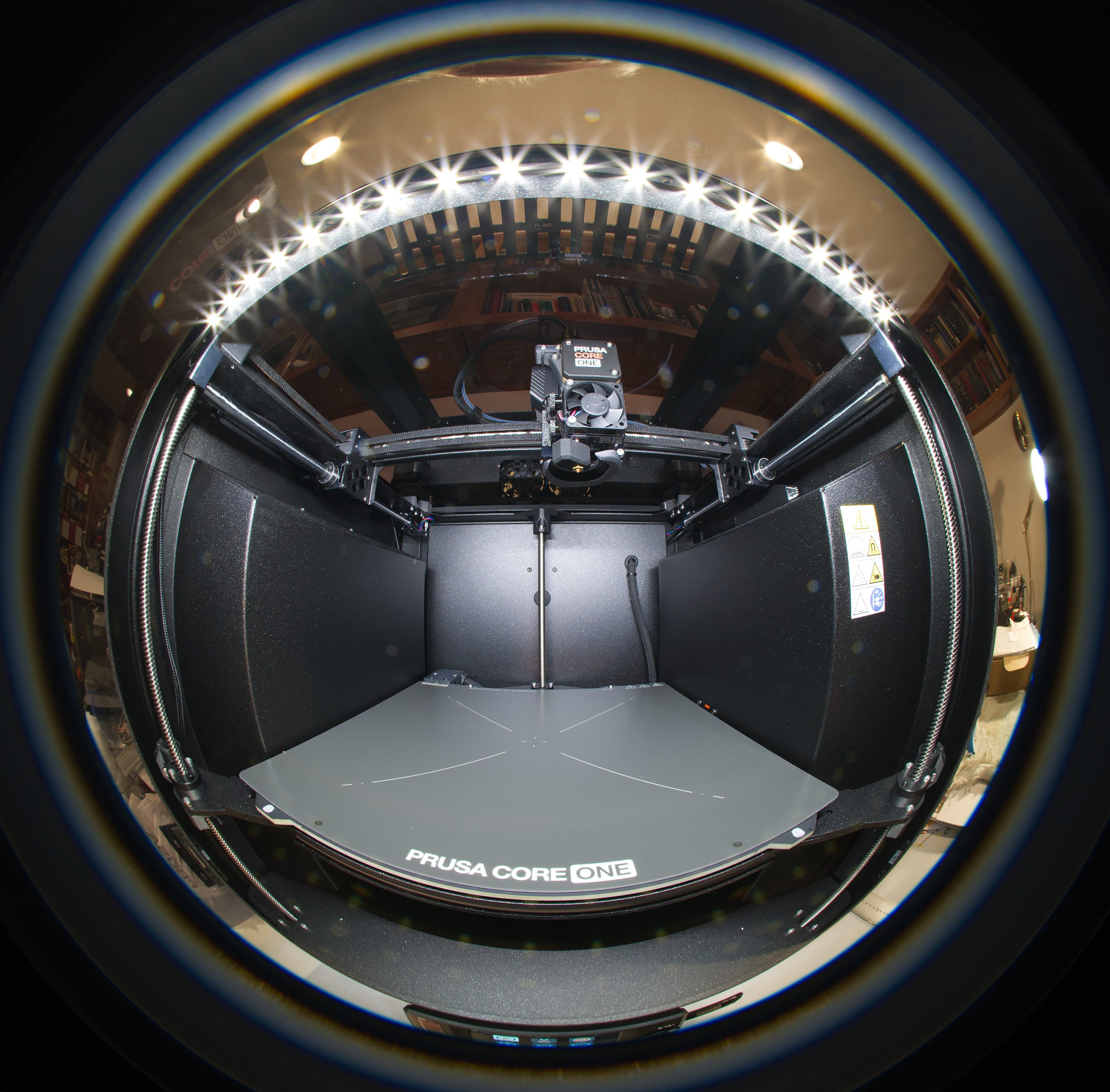 Fisheye view of Core One chamber